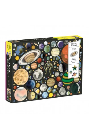 Zero Gravity 1000 Piece Puzzle With Shaped Pieces Game 